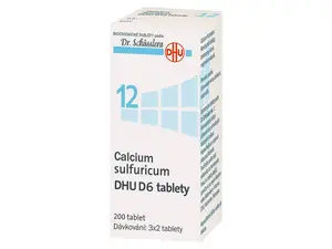 Calcium Sulfuricum Dhu D6 200 neobalených tablet