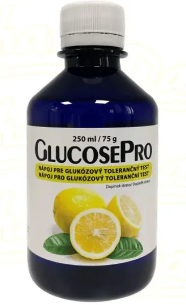 GlucosePro nápoj pro glukózový torelanční test citron 250ml