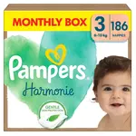 PAMPERS Harmonie pleny M box S3 186 kusů