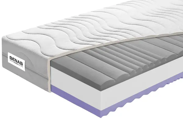 Matrac Benab King Soft 18 H3 / H4 100 x 200 cm Matrac zo studenej peny 18 cm sendvičový zónová ortopedické