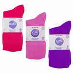 6 párov dámske tenké IOMI Diabetik Bambus ponožky RUŽOVÉ voľný lem