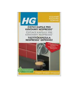 HG Čisticí kapsle do kávovarů Nespresso 6 ks