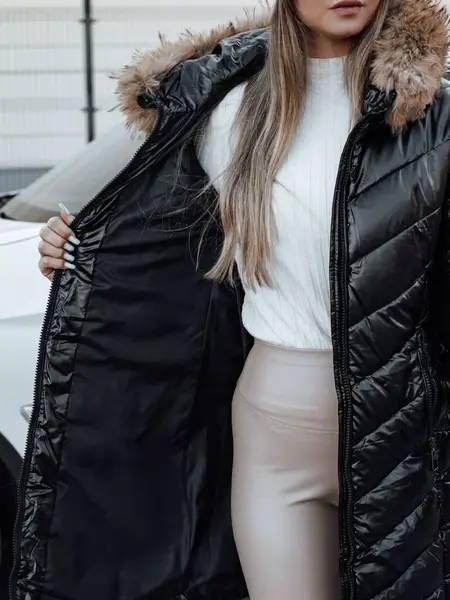 Dámská zimní prošívaná bunda BELLATRIX černá Dstreet