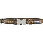 Nylonový obojok Red dingo cosmos hnedý, Veľkosť: M