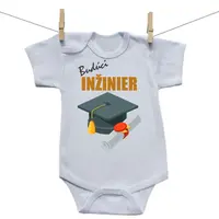 Boodyy Body s krátkym rukávom Budúci inžinier 50 (0 mesiacov)