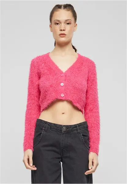 Women's feather sweater - pink