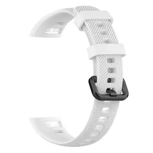 BStrap Silicone Line remienok na Honor Band 4, white