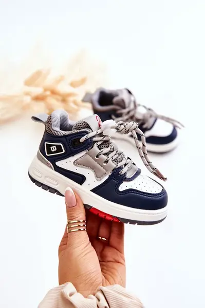 Boto Dětské vysoké sportovní boty Námořnická modř Bruce