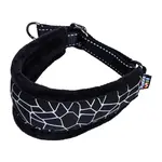 Mäkký polostahovací obojok CUBE pre chrty, Obvod krku: L