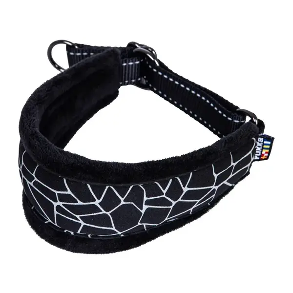 Mäkký polostahovací obojok CUBE pre chrty, Obvod krku: L