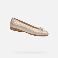 Gold women's ballet flats Geox Annytah - Women's
