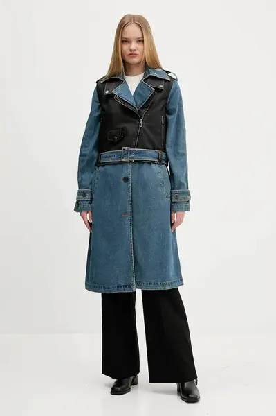 Rifľový kabát Desigual DENIMBIK