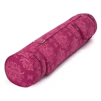 Bodhi Taška na joga podložku Maharaja Lotus Berry baklažánová 100 % bavlna 541ML
