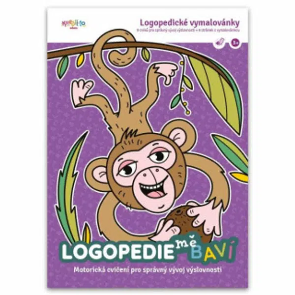 Logopedie mě baví - 1. díl - logopedické vymalovánky - motorická cvičení - kolektiv autorů, Škodová Lucie