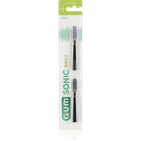 G.U.M Sonic Daily náhradní hlavice Black 2 ks