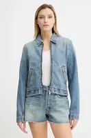 Džínová bunda Won Hundred modrá barva, přechodná, 3754-15028