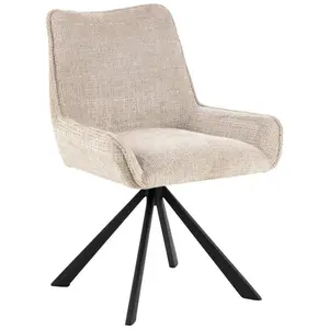 MID.YOU ŽIDLE, černá, béžová