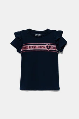 Dětské tričko Guess tmavomodrá barva, K5YI24 K6YW4