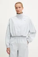 Bunda Guess NINA modrá barva, přechodná, oversize, V5YL00 WHCH2