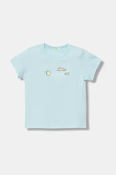 Dětské bavlněné tričko United Colors of Benetton