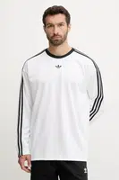 Tričko s dlouhým rukávem adidas Originals Jacq Jersey Ls bílá barva, s aplikací, JX1519
