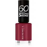 Rimmel 60 Seconds Super Shine lak na nehty odstín 710 Oh My Cherry 8 ml