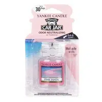 YANKEE CANDLE Luxusní visačka do auta Pink Sands 1 kus