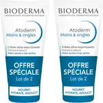 Bioderma Sada výživných krémů na ruce a nehty Atoderm Mains (Ultra-Nourishing Cream Hands & Nails) 2 x 50 ml
