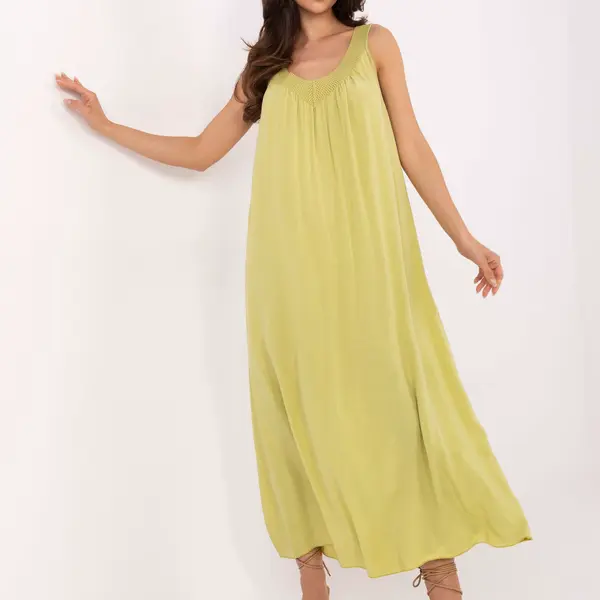 Dress-TW-SK-BI-L0125.52-lime green