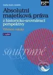 Absolutní majetková práva z historicko-srovnávací perspektivy - kniha z kategorie Politologie a politika