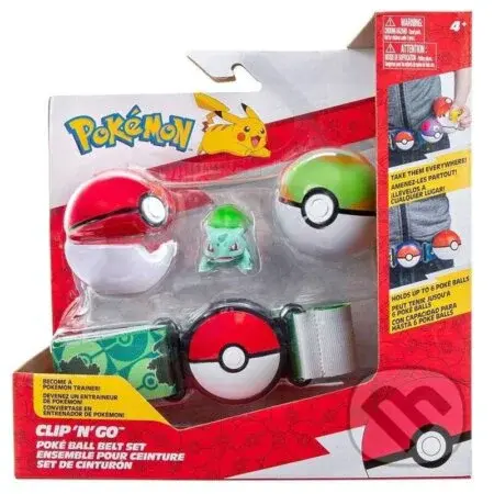 Pokémon Clip ´n´ Go Poké Ball Belt Set - mix motivov