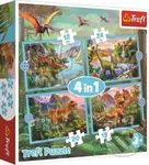 Jedineční dinosauři 4v1 - puzzle z kategorie Maxi dílky