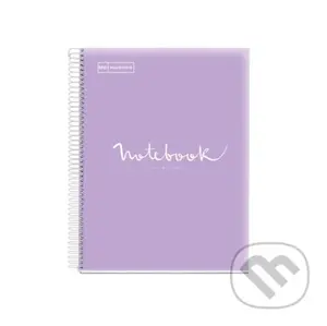 Miquelrius poznámkový blok Emotions A5, 90 g - linkovaný levandulový