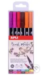 Apli Brush Duo sada fixů 6 ks,Apli Brush Duo sada fixů 6 ks