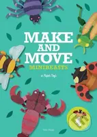 Make and Move: Minibeasts - Sato Hisao - kniha z kategorie Omalovánky, vystřihovánky, papír