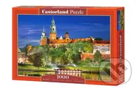 Wawel Castle-by-night Poland - puzzle z kategorie Města a stavby