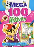 Mega 100 aktivity (Aktivity s nálepkami - ružové) - kniha z kategorie Samolepky