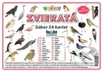Súbor 24 kariet - Zvieratá (vtáky) - kniha z kategorie Učebnice a slovníky