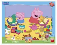 Pepa Pig si hraje - Tvary - puzzle z kategorie Maxi dílky