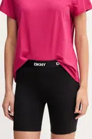 Kraťasy Dkny dámské, černá barva, high waist, DP5S5239