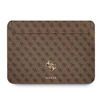 Pouzdro na notebook Guess PU 4G Metal Logo Computer Sleeve 13", hnědá