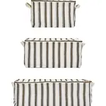 Sada úložných košů House Doctor HDVibes 35 x 55 cm 3-pack bílá barva