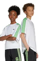 Dětské bavlněné tričko adidas Originals bílá barva, s potiskem, JW7750