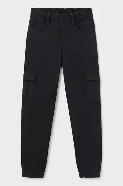 Dětské kalhoty Mayoral černá barva, 7559