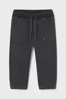Kojenecké kalhoty Mayoral jogger serża soft černá barva, 2503