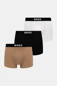 BOSS boxerky pánské bavlněné s elastanem Trunk 3P BOSS ONE 3-pack