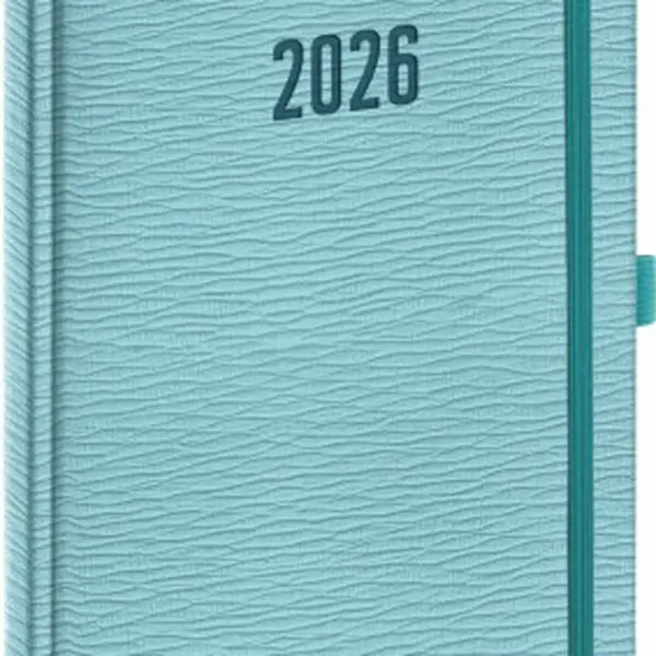 Týdenní diář Rivoli 2026, světle modrý