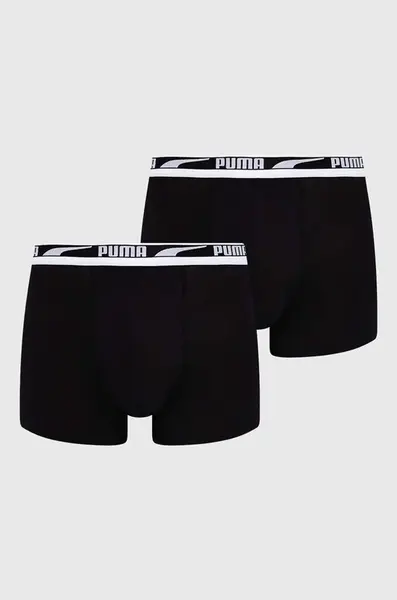 Puma boxerky pánské bavlněné s elastanem Everyday Logo 2-pack