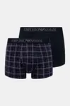 Boxerky Emporio Armani Underwear 2-pack pánské, tmavomodrá barva, EM001014 AF10797