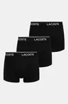 Boxerky Lacoste 3-pack pánské, černá barva, 5H1300